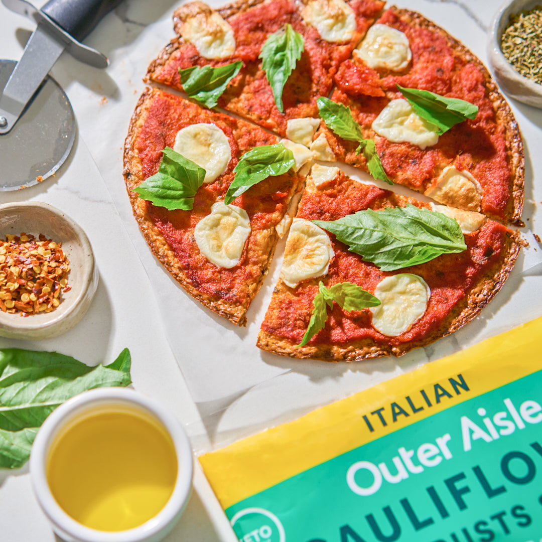 Cauliflower Pizza Crusts & Wraps  Low Carb & Gluten Free Pizza Crust – Outer  Aisle